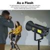 Godox FV150 150W 2.4G Flash LED Light, 1/8000s High Speed Sync, CRI96+, TCLI 96+, 12000LUX, 5600K200K, Built in 8 FX Special Effects Modes, Compatible for Canon, Nikon, Sony, Olympus,Panasonic, Pent view 4