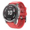 NotoCity Compatible with Fenix 6 Pro Band 22mm Easy Fit for Fenix 5/Fenix 5 Plus/Fenix 6/Fenix 6 Pro/Forerunner 935/Forerunner 945/Approach S60/Quatix 5(Black/Red) view 2