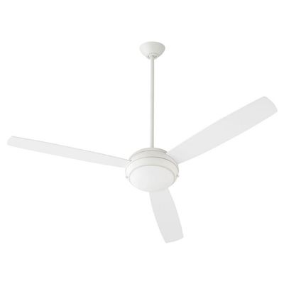 Quorum 20603-8 Expo 60" Ceiling Fan with LED Lights, Studio White