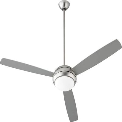 Quorum 20603-65 Expo 60" Ceiling Fan with LED Lights, Satin Nickel