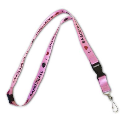 I Heart Basketball Lanyard for Keys