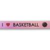 I Heart Basketball Lanyard for Keys view 2