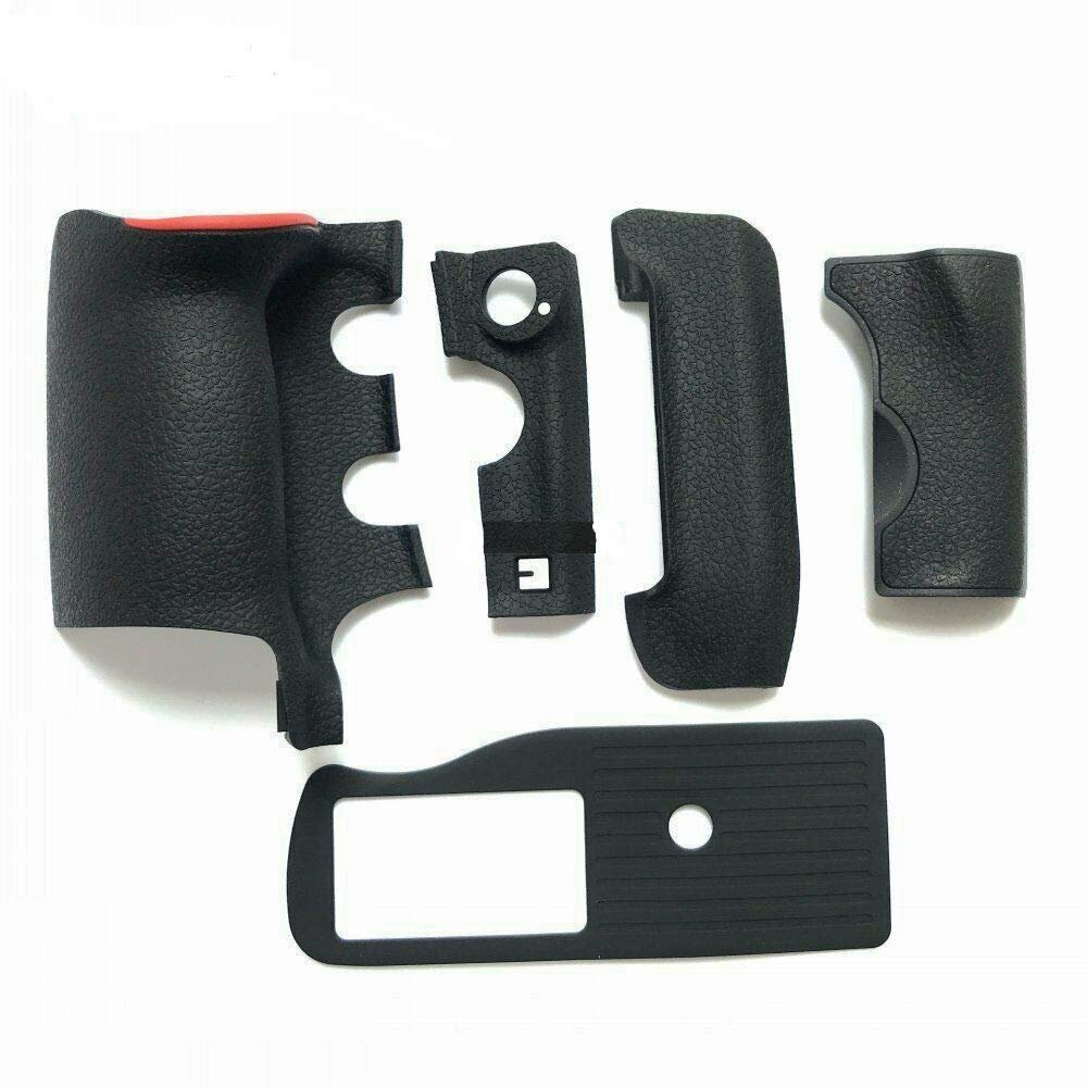 5 Pieces A Set New Rear Grip Body Base Handle Holding Thumb Card FX Side Rubber Cover Repair For Nikon D4S Camera With Tape