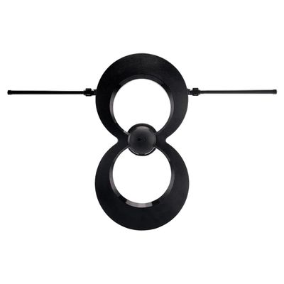 Antennas Direct ClearStream MAX-V Indoor Outdoor TV Antenna, UHF VHF Multi-Directional, 60+ Mile Range, 4K 8K UHD, NEXTGEN TV  w/Wall Bracket(Black)