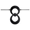 Antennas Direct ClearStream MAX-V Indoor Outdoor TV Antenna, UHF VHF Multi-Directional, 60+ Mile Range, 4K 8K UHD, NEXTGEN TV  w/Wall Bracket(Black) view 1