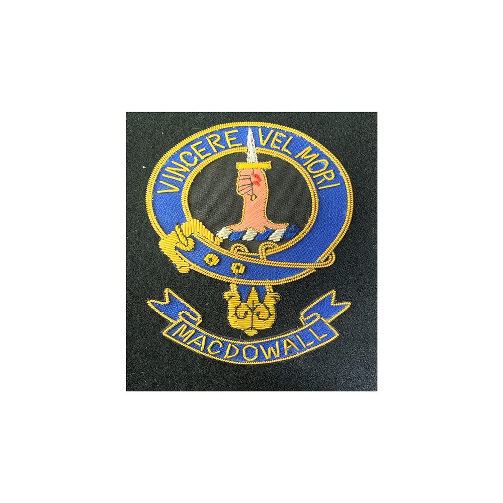 MacDowall Scottish Clan Embroidered Blazer Crest
