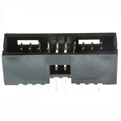 AMP 102557-2 Straight Hooded 20-Pin Gold 2-Row Header New Lot Quantity-3