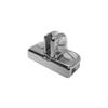 Prolinemax 50 Pc Chrome 3 Way Inside Shelf Connector Clip 3/16" Tempered Glass Shelf view 2
