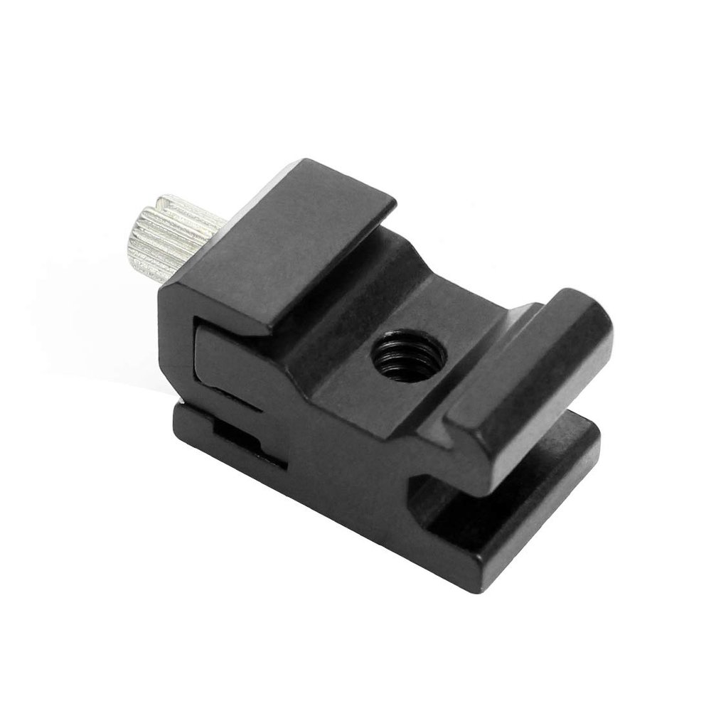 BGNING 10pcs Camera Flash Hot Shoe Mount Adapter with 1/4 Screw Adapter Metal Seat Block to Flash Bracket Holder for Camera Tripod