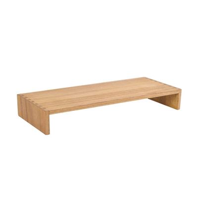KIRIGEN Wooden Computer Stand - Monitor Arms, Laptop & TV Stand - Workspace Platform (59, Natural)