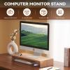 KIRIGEN Wooden Computer Stand - Monitor Arms, Laptop & TV Stand - Workspace Platform (59, Natural) view 2
