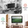 KIRIGEN Wooden Computer Stand - Monitor Arms, Laptop & TV Stand - Workspace Platform (59, Natural) view 3