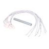 Fielect 5pcs N.C. Recessed Wired Security Window Door Contact Sensor Alarm Magnetic Reed Switch White view 1