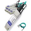 AddOn Arista Networks Compatible TAA Compliant 100GBase-AOC QSFP28 to 4xSFP28 Active Optical Cable (850nm, MMF, 7m) view 1