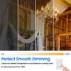Energetic 12 Pack Dimmable Candelabra Led Light Bulb, CA11 Shape,Flame Tip Style, 60 Watt Equivalent, 2700K Soft White, E12 Base, Led Candelabra Bulb,CRI 90+, Halloween Christmas Decoration view 4