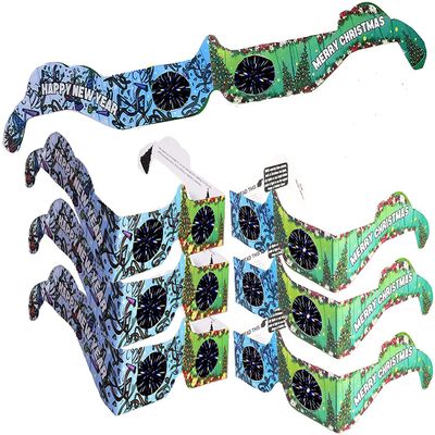HolidayEyes(R) Christmas New Year 3D Fireworks Glasses 6 Pairs