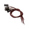 Fielect 5pcs N.C. Recessed Wired Security Window Door Contact Sensor Alarm Magnetic Reed Switch Brown RC-33 view 4