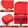 Carrying & Protective Case for Digital Camera, AbergBest 21 Mega Pixels 2.7" LCD Rechargeable HD/Kodak Pixpro/Canon PowerShot ELPH 180/190 / Sony DSCW800 / DSCW830 Cameras for Travel - Red view 3