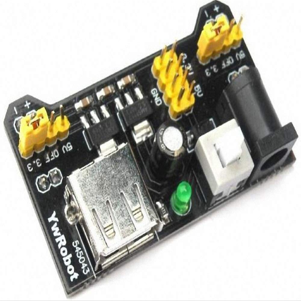 10pcs/lot Breadboard Power Supply Module 3.3V 5V MB102 Solderless Bread Board DIY Dropshipping