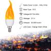 OHLGT E12 Flame Bulbs 12 Pack, 3 Mode LED Candelabra Flame Light Bulb 2.0 Watt Warm White Chandelier Flame Bulbs,1800k Candle Light Bulbs, Flame Tip for Christmas Party Decorations view 4