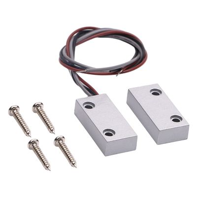 Fielect Rolling Door Contact Magnetic Reed Switch Alarm with 2 Wires for N.O./N.C. Applications MC-51