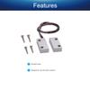 Fielect Rolling Door Contact Magnetic Reed Switch Alarm with 2 Wires for N.O./N.C. Applications MC-51 view 3