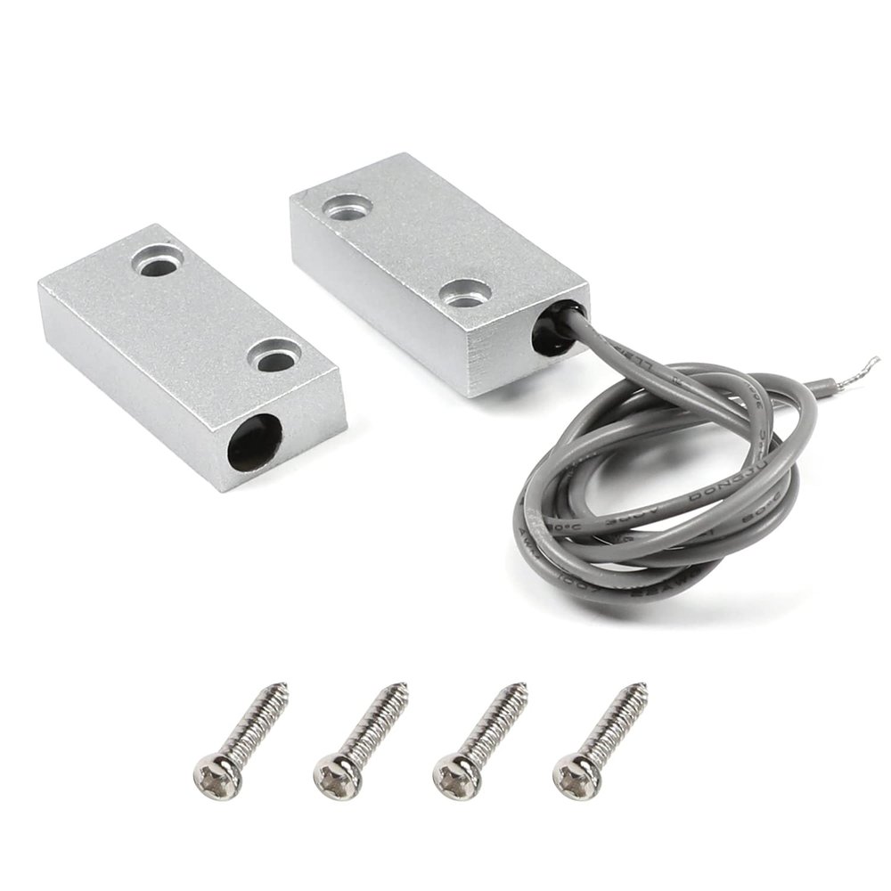 Fielect Rolling Door Contact Magnetic Reed Switch Alarm with 2 Wires for N.O. Applications MC-51