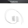 Fielect 3Pcs MC-38 Surface Mount Wired N.O. Door Sensor Alarm Magnetic Reed Switch White view 3