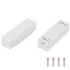 Fielect 2Pcs MC-44b Surface Mount Wired N.C. Door Contact Sensor Alarm Magnetic Reed Switch White view 4