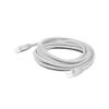 AddOn 14ft RJ-45 (Male) to RJ-45 (Male) Shielded Straight White Cat6A STP PVC Copper Patch Cable view 1