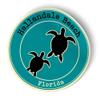 Squiddy Hallandale Beach Florida Beach Town - Vinyl Sticker for Car, Laptop, Notebook (4" high) view 1