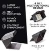4-in-1 Laptop Screen Shade Original Lux Hood Sun, Privacy, Heat & Contrast Protection, Freestanding with Pocket, Fits 1516 MacBook & PC, Patented, Black | PHILBERT Danish Design view 2