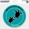 Squiddy Melbourne Beach Florida Beach Town - Vinyl Sticker for Car, Laptop, Notebook (4" high) view 2