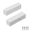 Fielect MC-44b Surface Mount Wired NC Door Contact Sensor Alarm Magnetic Reed Switch White view 1
