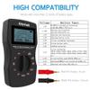 Dlyfull Universal Battery Tester with LCD Display, Small Digital Battery Voltage Resistance Checker for Ni-MH, Ni-CD, Li-ion, Alk & LiFe04 Batteries(AA AAA C D 9V 12V 18650 CR123A 2CR5 CR2032 Cells) view 2