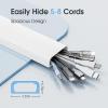 47in XX-Large Cord Hider Wall Mounted TV, Pre-drilled Cord Cover, Wire Hiders for TV on Wall, Paintable Cable Cover, W2.36in H0.75in view 3