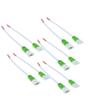 Fielect 5Pcs Waterproof Power Male to Female Connector Cable 2Pin 20cm Long for LED Light Strip White Green view 1