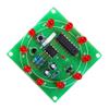 Taidacent 10 Pcs DIY Electronic Lucky Turntable Kit Electronic Components kit Running Water Marquee, Lottery Welding Parts DIY Assembly Soldering Practice Kit (Component+PCB Board) view 2
