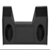 Rockville W10T4-S2 Bundle: (2) 10 in Shallow Mount 1200W Peak/300W RMS Car Subwoofers, REC107 Dual 10 in Sealed Sub Box for 2019-2020 Dodge Ram Crew Cab, Complete Installation Kit, 4-Items view 2
