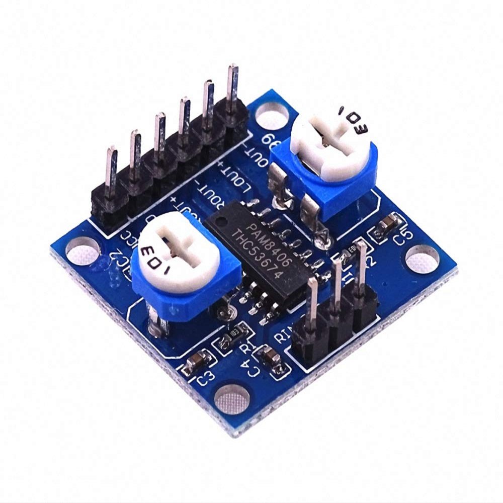 10pcs PAM8406 Digital Amplifier Board with Volume Potentiometer 5Wx2 Stereo