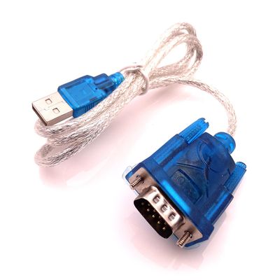 10pcs/lot HL-340 USB to RS232 COM Port Serial PDA 9 pin DB9 Cable Adapter Support Windows7 64