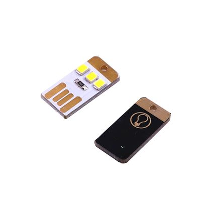 10 pcs Mini Ultra-Small Ultra-Thin Mobile Power USB Lamp Led Lighting USB Camping Light 2Led Computer Small Night Light