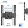 VIVO Landscape to Portrait TV Wall Mount for 37 to 80 inch Flat Panel Screens, Heavy Duty Rotating Bracket, Max VESA 600x400, Black, MOUNT-VW080P view 2