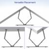 VIVO Corner TV Wall Mount for 37 to 70 inch LCD LED Plasma Flat Screens, Full Motion Articulating Bracket, VESA up to 600x400, MOUNT-CR70C view 3