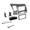 American International Honda Civic (2006-2011 All Trims) Double DIN or Single ISO w/Pocket Radio Dash Kit, Car Audio Wiring Harness & Antenna Adapter Included, Plug & Play Install, Metallic Taupe view 1