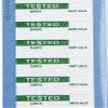 Quality Control Labels 0.625 in H x 1.5 in W Cloth Green on White 25 Cards/Pk view 2