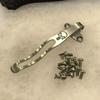 Satin Titanium Deep Pocket Clip & Screw Set For Benchmade OTF Infidel 3300 view 1