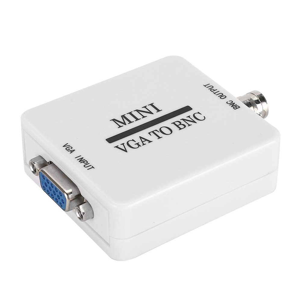 ASHATA VGA to BNC Converter, 1920 x 1080@60Hz, Suitable for TVs, Monitors, Computers