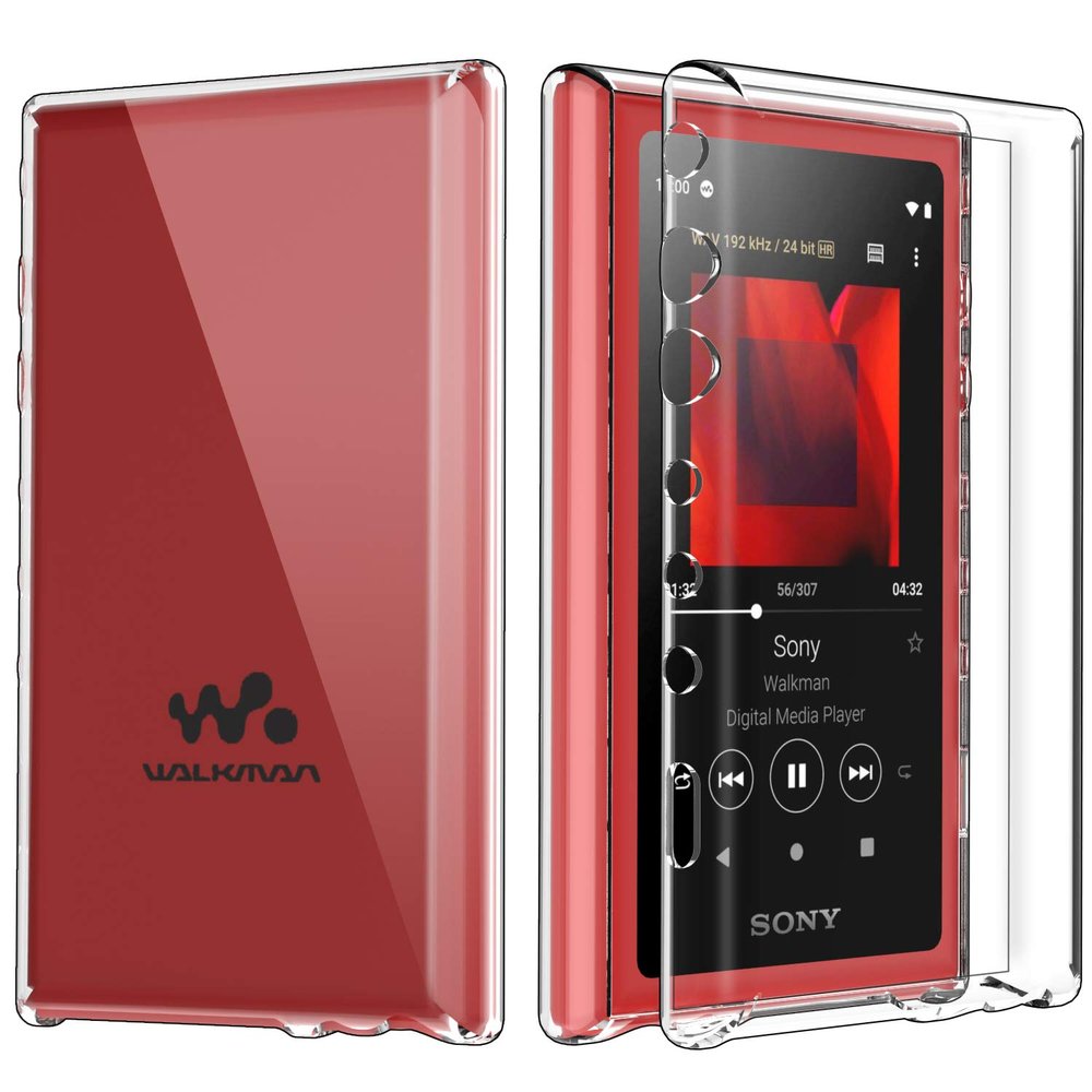 NUPO Sony NW-A100 NW-A100TPS / NW-A105 / NW-A105HN / NW-A106 / NW-A107 Case, Crystal Clear Soft TPU Cover, Transparent Clear Back Silicone Case for Sony NW-A100 (Clear)