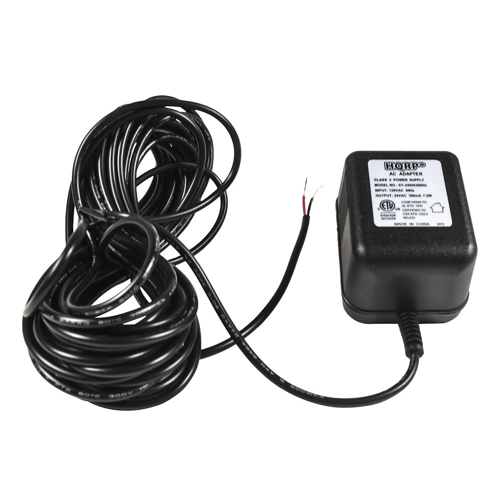HQRP 24V AC Adapter Transformer Works with All Versions of Ring Doorbell, Nest Ecobee Sensi Honeywell Thermostat C-Wire, 25ft Cable
